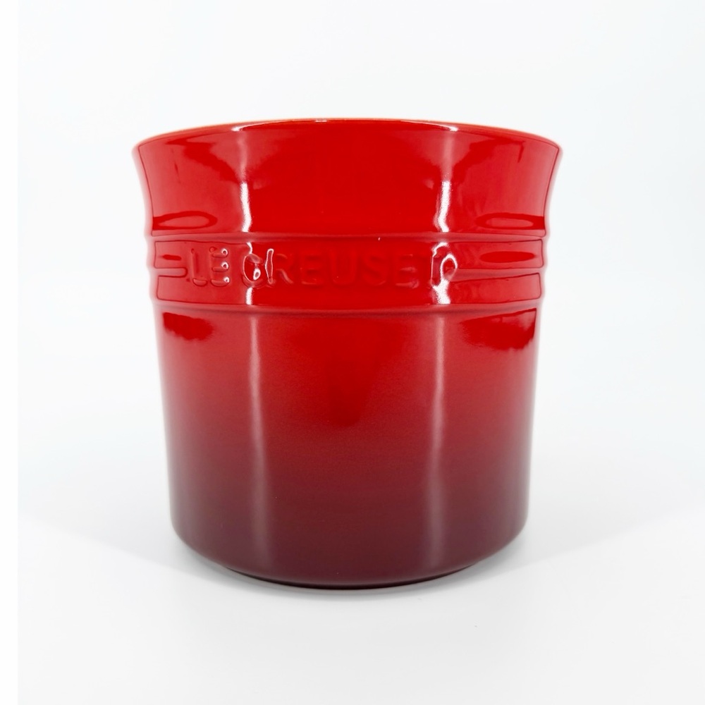 Le Creuset Large Kitchen Utensil Crock in Red Ombré Cerise 2.3 Liter